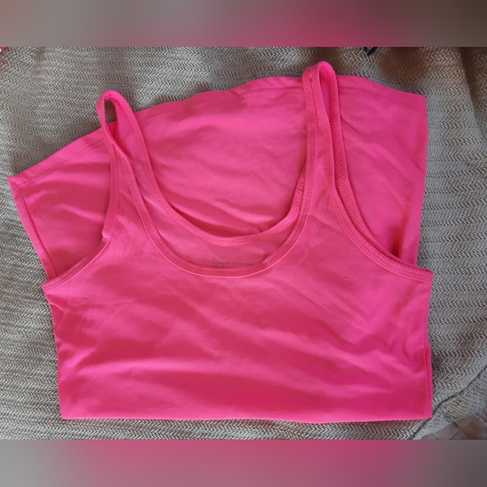 Hot pink No Boundries Tank